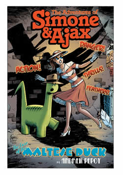 Simone and Ajax cover image: "Case of the Maltese Duck"